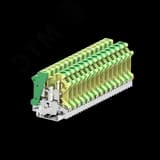 Клемма SUK 1-1 земля винтовая, сечение 6 мм. кв., желто-зеленая SUPU