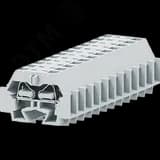 Клемма TB концевая 1-1 с бок. подключ. с защелк. ножками, светло-серая