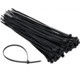 Хомут-стяжка нейлоновый 4х250 мм чёрный (100шт/уп) REXANT 07-0251