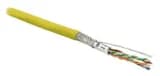 Кабель витая пара Hyperline SFUTP4-C6-P26-IN-LSZH-YL-500 (500 м)