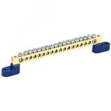 Шина N ноль на двух угловых изоляторах ШНИ-8х12-18-У2-С