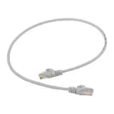 Патч-корд TERACOM PRO Cat.5E неэкранированный UTP оболочка PVC серый (0,5м) EKF