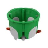 Подрозетник двухкомпонентный 68x55 мм для всех типов стен зеленый GE40421R EBX300303 50229