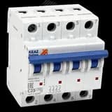 Выключатель автоматический четырехполюсный 5А D 6кА AC OptiDin BM63-4D5-УХЛ3-РЕГ