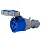 Розетка переносная 2Р+РЕ 16А 220В IP67 РП-103