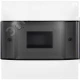 Practibox S Пластиковый щиток Встраиваемый (ЩРв-П) (в полые стены) 1X6 Дымчатая дверь