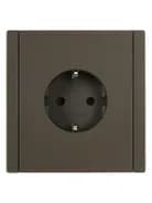 Розетка СП FORTE&PIANO FP315 16А с заземл. защ. шторки винт. крепл. сер. IEK FP-R14-16-K03