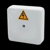 Коробка распределительная огнестойкая КРОПС-П0, IP41, габаритные размеры 75х75х20 мм, для кабелей сечением до 2,5 мм2, 2 клеммы СИСТЕМА КМ