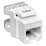Модуль Keystone TERACOM PRO Cat.6 RJ-45 неэкранированный 110 IDC 180 градусов белый EKF