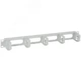 Органайзер кабельный 19дюймов 1U 5 колец серый