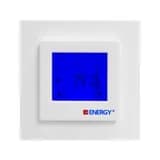 Терморегулятор Energy TK08 New Design, для теплого пола, сенсорный, программируемый, белый