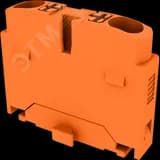 Блок распределит. TP Push-in, 2 точки подключения, сечение 1,5 мм. кв., оранжевая