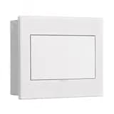 Корпус встраиваемый с белой дверью 1 ряд 9 модулей IP41 ЩРВ-М