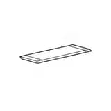 Пластина для ввода кабелей разрезаемая дополнительная для металлического шкафа XL3 400