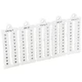 Viking Пластина маркировочная 5мм цифры 21-30 горизонтальная