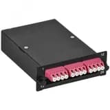 Кассета для кросса ST OM4 MTP male 3хLC-quad (12 ОВ)