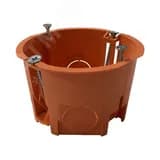 Подрозетник для полых стен 68х45, IP 20, негорючая, ПВ-0, оранжевый