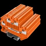 Клемма TP 2-уровневая, сечение 1,5 мм. кв., оранжевая