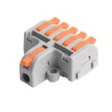 Клемма суперкомпактная разветвительная 1 вход 5 выходов наборная STEKKERLD220105 49789