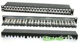 Патч-панель 19" 1U на 24 порта RJ-45 Hyperline PP2-19-24-8P8C-C6A-SH-110D