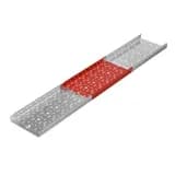 Лоток листовой перфорированный 300х50 L3000 сталь 0.7мм «БЫСТРЫЙ МОНТАЖ ПЛЮС» LPplus50-300-0.7-3000 оцинк. КМ PL0219