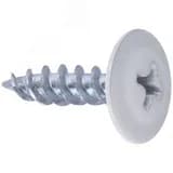 Саморез 4,2x32 с прессшайбой, острый, цинк RAL 9003 Белый (100 шт/уп) Промрукав