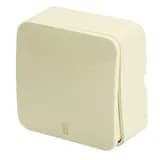 Выключатель открытой установки 1клавишный с индикатором STEKKER 250В 10А IP20 серия София слоновая кость MSW10112004 49472