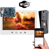 Комплект модуль сопряжения МСК Слим + Домофон AURA White Wi-FI-KIT (310br) Full HD 7 дюймов), /в квартиру /в подъезд /для частного дома