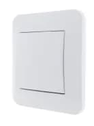 Выключатель 1-кл. 1п СП Karina 10А IP20 механизм бел. LEZARD 707-0288-100