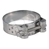 Хомут обжимной силовой шарнирный 32-35мм нержавеющая сталь