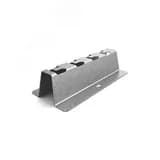 Напольно-настенный держатель 200 мм, толщина 1,5 мм, Сендзимир цинк