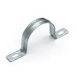 Скоба металлическая двухлапковая усиленная противопожарная СМДУ d48-50 мм (50шт/250шт уп/кор) Промрукав