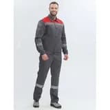 Костюм Легион-2 СОП (тк.Смесовая,210) п/к, т.серый/красный, р. 44-46/182-188