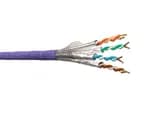 Кабель SFTP4 cat7 NETKO 4 пары 23 AWG BC экранированный 305м нгАHF LSZH малодымный не содержащий галогенов фиолетовый одножильный NETKO SFTP5299079B