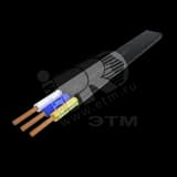 Кабель силовой ППГ-П нг(А)-HF 3х1.5ок-0.66 однопроволочный черный (бухта)