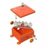 Коробка металлическая огнестойкая 70-0360-FR2.5-4 Е15-Е120 110х110х65 70-0360-FR2.5-4 Промрукав