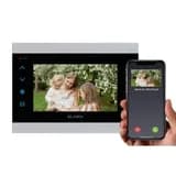 IP видеодомофон 7" с поддержкой HD Slinex SL-07N Cloud Silver+Black