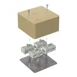 Коробка огнестойкая разветвительная для кабель-канала 40-0460-FR6.0-4-8-Р Е15-Е60 RAL1001 85х85х45 (44 шт/кор)