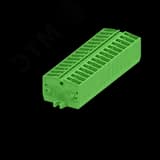 Клемма TB 1-1 бок. подключение с крепеж. фланцами, сечение 2,5 мм. кв., зеленый. SUPU