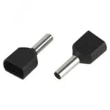 Наконечник-гильза с изолированным фланцем (упаковка 50 шт.) NO-225-101 (двойной) НШвИ(2) 1,5-8 ЭРА