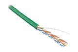 Кабель витая пара, не экранированная 4х2х0,51 Hyperline U/UTP (100 м) UUTP4-C5E-S24-IN-LSZH-GN-100