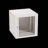 Шкаф телекоммуникационный навесной 9U (500х600х650) дверь стекло RAL7035