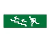 Надпись ЛЕСТНИЦА ВЛЕВО ВВЕРХ сменная для на защелке Элтех-сервис