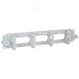 Органайзер кабельный 2U 2 боковых горизонтальных и 4 вертикальных кольца серый ITK