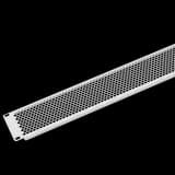 Фальш-панель 2U, перф., серый RAL 7035 SYSMATRIX BP 0028.700