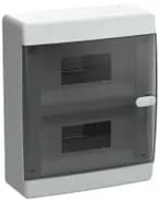 Корпус ЩРН-П-18 UNION Compact IP41 черн. прозр. дверь пластик. IEK UIC-KP12-N-18-41-K01