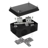 Коробка огнестойкая для о/п 40-0300-FR6.0-6 Е15-Е120 RAL7035 100х100х50 (14 шт/кор)