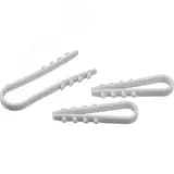 Дюбель-хомут 11-18мм нейлон белый (50шт) Navigator Group