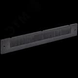 Панель с щеточным вводом для цоколя 800мм черная by ZPAS РФ