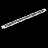 Фальш-панель 1U, перф., серый RAL 7035 SYSMATRIX BP 0018.700